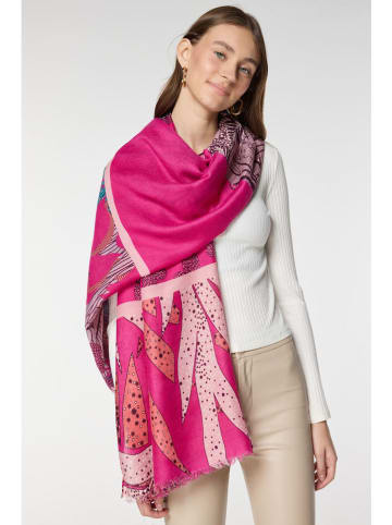 Lucky Bees Schal in Pink - (L)180 x (B)85 cm