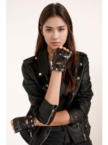 Lucky Bees Handschuhe in Schwarz
