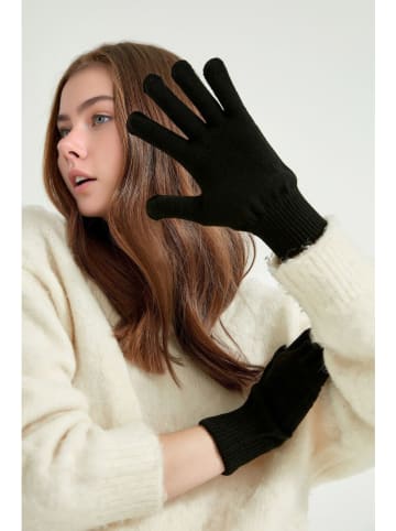 Lucky Bees Handschuhe in Schwarz