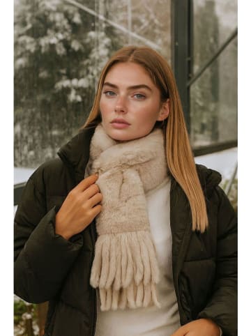 Lucky Bees Schal in Beige - (L)106 x (B)15 cm