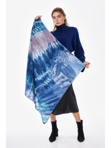 Lucky Bees Schal in Blau - (L)180 x (B)70 cm