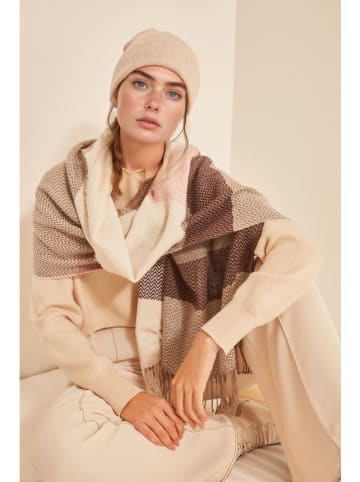 Lucky Bees Schal in Beige - (L)180 x (B)50 cm