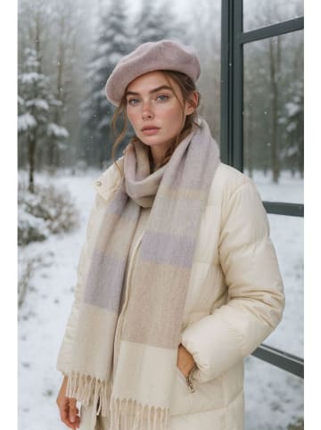 Lucky Bees Schal in Beige - (L)180 x (B)50 cm