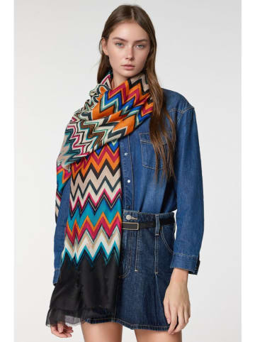 Lucky Bees Szal ze wzorem - 180 x 50 cm