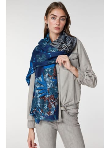 Lucky Bees Schal in Blau - (L)180 x (B)50 cm