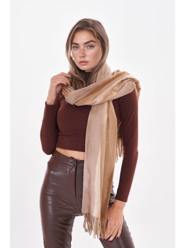 Lucky Bees Schal in Beige - (L)180 x (B)50 cm