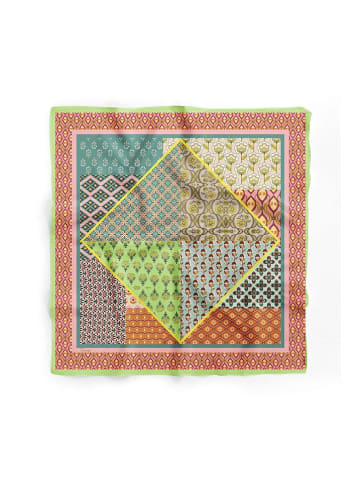 Lucky Bees Tuch in Bunt - (L)55 x (B)55 cm
