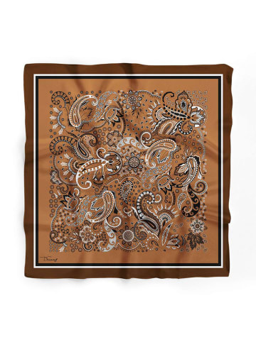 Lucky Bees Tuch in Hellbraun - (L)55 x (B)55 cm