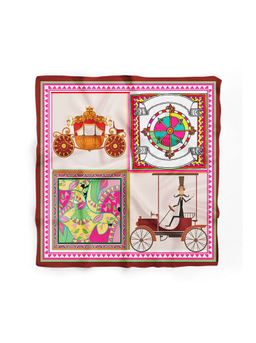 Lucky Bees Tuch in Bunt - (L)55 x (B)55 cm