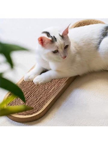 Paws&Whiskers Kratzbrett in Beige - (L)65 x (B)15 cm