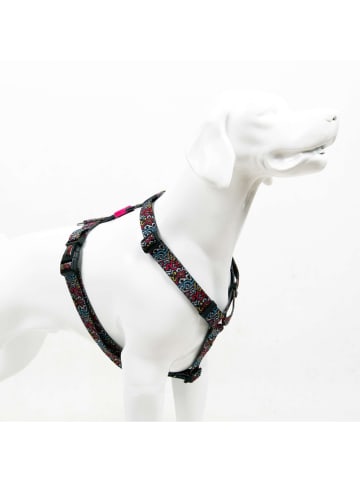 Paws&Whiskers Hondentuigje "Grafitti" zwart/meerkleurig