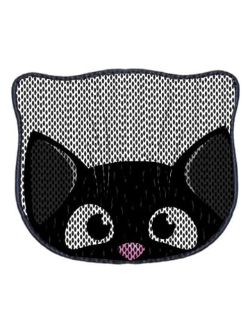 Paws&Whiskers Kattengrintmat zwart/grijs - (L)50 x (B)40 cm