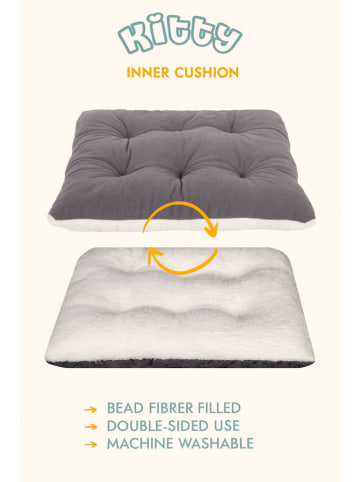 Paws&Whiskers Tierbett in Grau