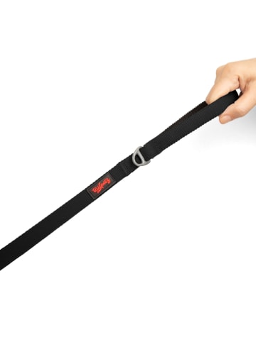 Paws&Whiskers Hondenlijn "Match Middle'' zwart - (L)130 cm