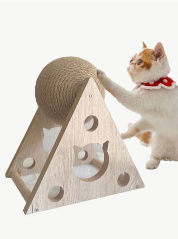 Paws&Whiskers Zabawka w kolorze beżowym dla kota - 27 x 27 x 21 cm