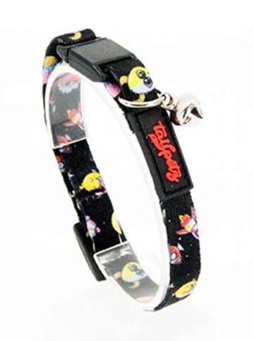 Paws&Whiskers Kattenhalsband zwart/meerkleurig