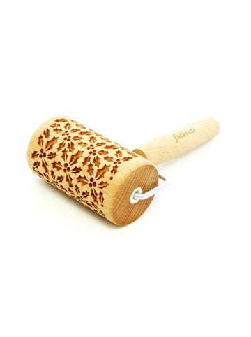 FOLKROLL Mini-Teigroller "Holly" in Natur