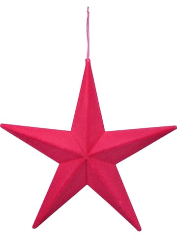 POSIWIO Zawieszka dekoracyjna "Star" w kolorze różowym - Ø 31 cm