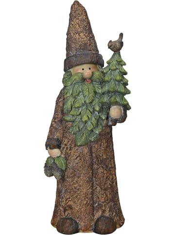 POSIWIO Decofiguur "Boomkabouter" bruin - (B)11,5 x (H)28,5 x (D)8 cm