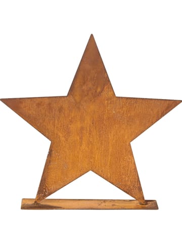 POSIWIO Dekofigur "Stern" in Hellbraun - (B)42 x (H)40 cm