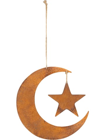 POSIWIO Decohanger "Mond" lichtbruin - (B)30 x (H)29 cm