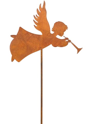 POSIWIO Dekoracja ogrodowa "Angel" w kolorze jasnobrązowym - 33 x 94 cm