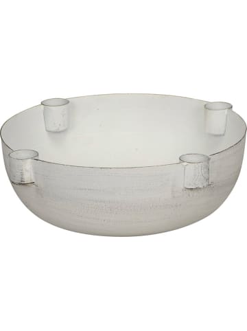 POSIWIO Kerzenhalter in Weiß - (H)7 x Ø 22,5 cm