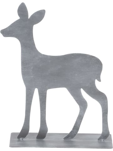 POSIWIO Decofiguur "Hinde" grijs - (B)25 x (H)35 x (D)10 cm