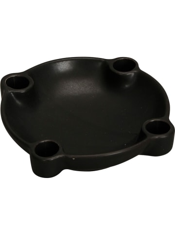 POSIWIO Kerzenhalter in Schwarz - Ø 18,5 cm