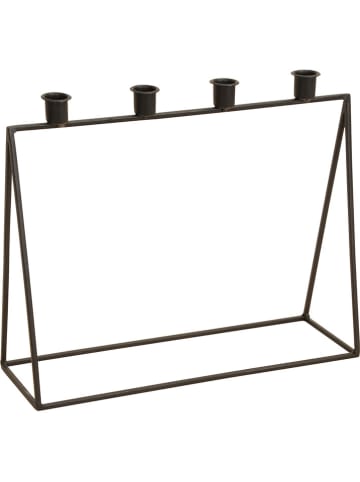 POSIWIO Kerzenhalter in Schwarz - (B)38 x (H)31 x (T)11 cm