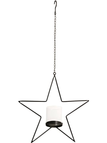 POSIWIO Świecznik w kolorze czarnym - Ø 40 cm