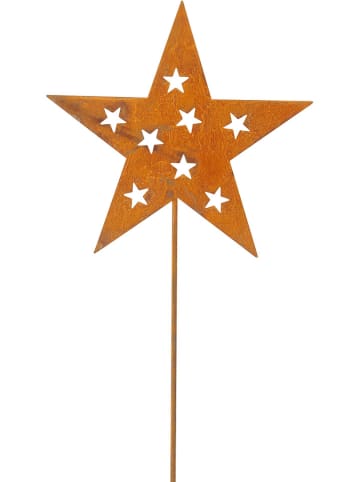 POSIWIO Tuinsteker "Ster" lichtbruin - (H)97 x Ø 28 cm