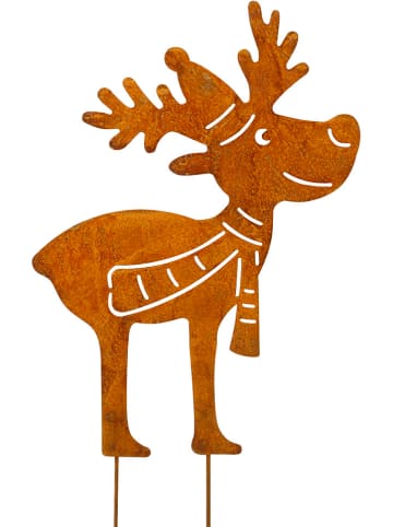 POSIWIO Tuinsteker "Eland" lichtbruin - (B)22 x (H)30 cm