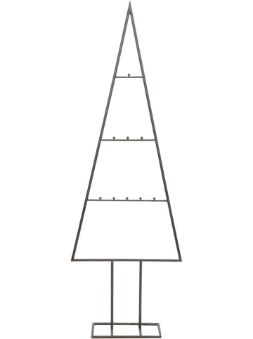 POSIWIO Drzewko dekoracyjne w kolorze srebrnym - 40 x 118 x 14 cm