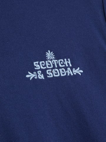 Scotch & Soda Koszulka polo w kolorze granatowym