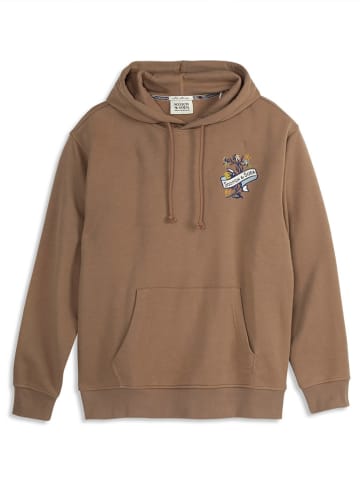 Scotch & Soda Hoodie lichtbruin
