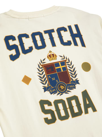 Scotch & Soda Koszulka w kolorze kremowym