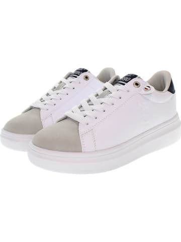 U.S. Polo Assn. Sneakers in Weiß/ Beige/ Dunkelblau