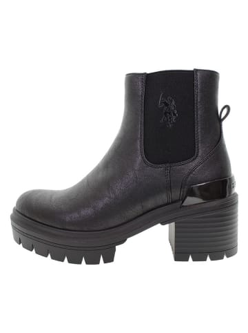 U.S. Polo Assn. Botki w kolorze czarnym