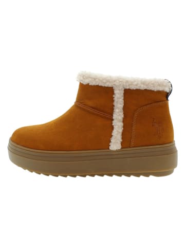 U.S. Polo Assn. Enkelboots lichtbruin