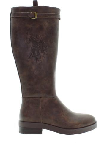 U.S. Polo Assn. Stiefel in Braun