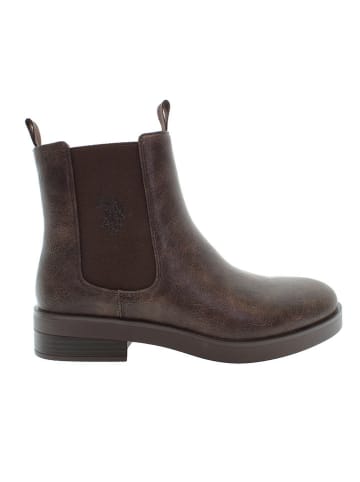 U.S. Polo Assn. Chelsea-Boots in Braun