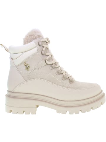 U.S. Polo Assn. Botki w kolorze kremowym