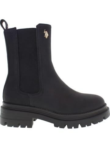 U.S. Polo Assn. Chelseaboots zwart