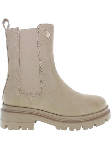 U.S. Polo Assn. Chelsea-Boots in Beige