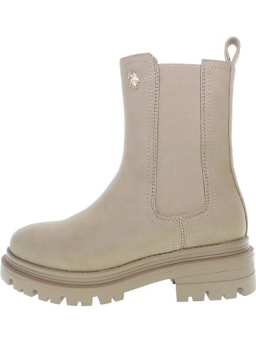 U.S. Polo Assn. Chelsea-Boots in Beige