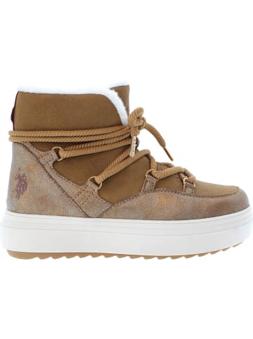 U.S. Polo Assn. Winterboots lichtbruin