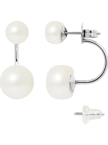 Pearline Srebrne kolczyki-wkrętki z perłami