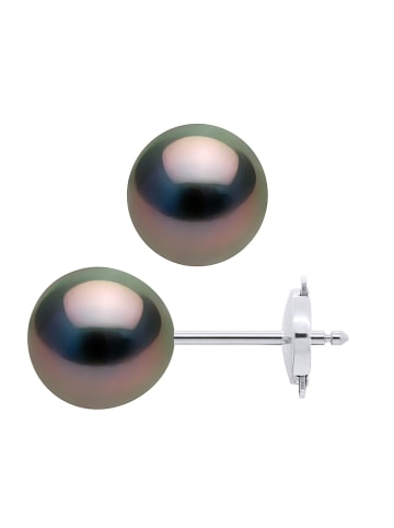 Mitzuko Witgouden oorstekers met parels