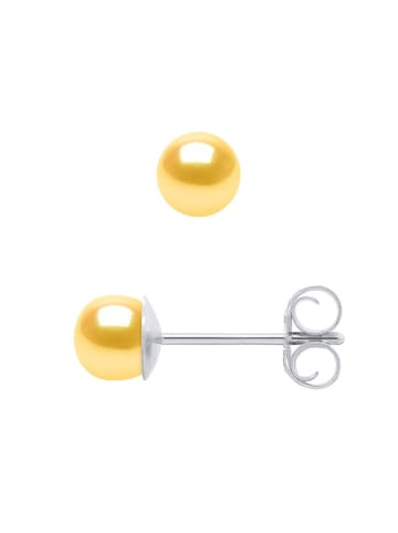 Mitzuko Srebrne kolczyki-wkrętki z perłami